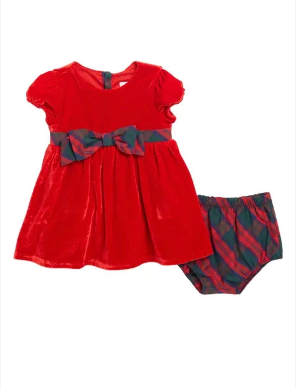 New SAMMY + NAT baby girl 6-12 months
Nordstrom RED GREEN PLAID dress